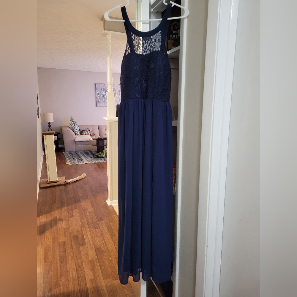 Saved by the Dress Lace Halter Maxi Dress